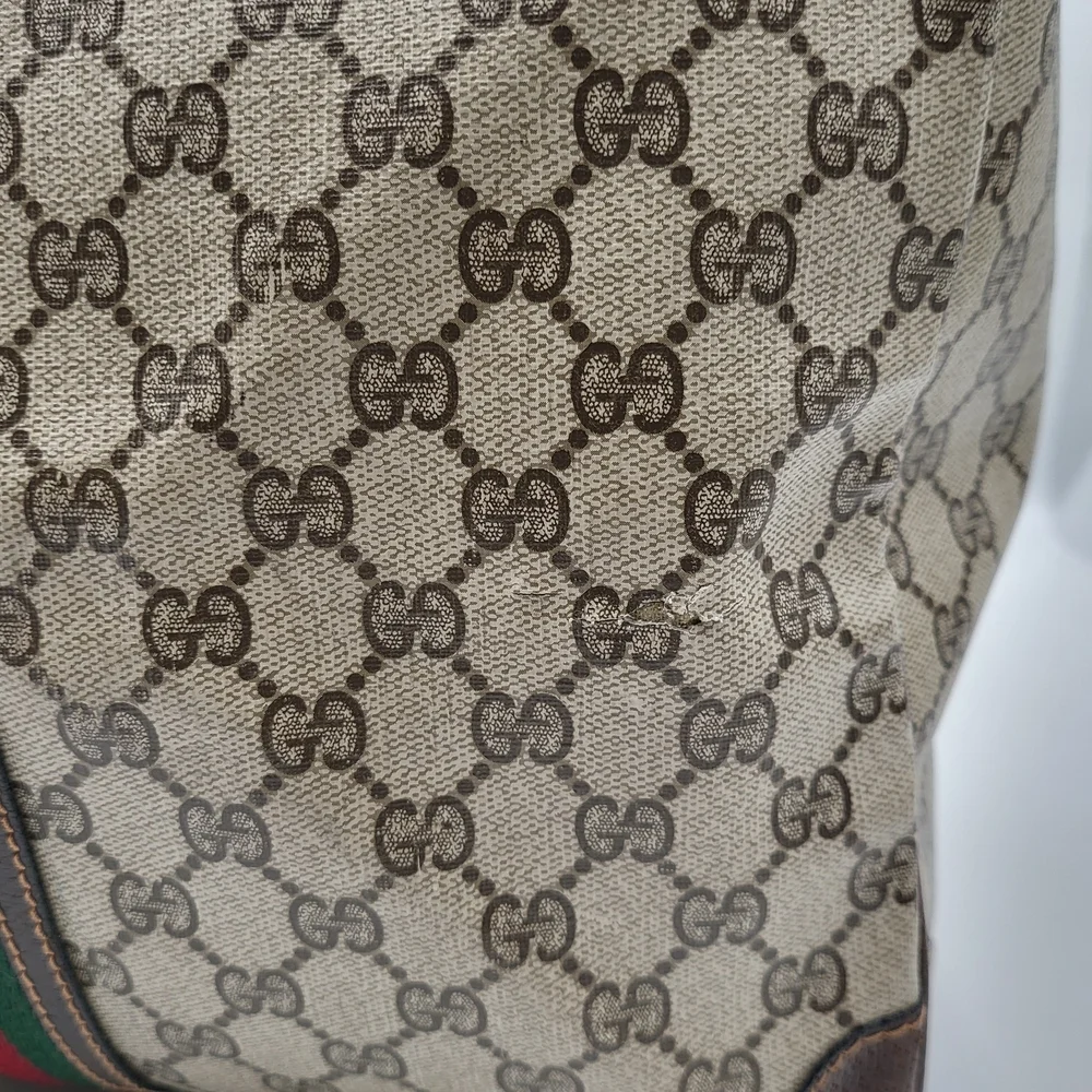 Gucci Sherry Line Boston 50 Travel Bag Weekender..Authentic.. - Picture 9 of 16